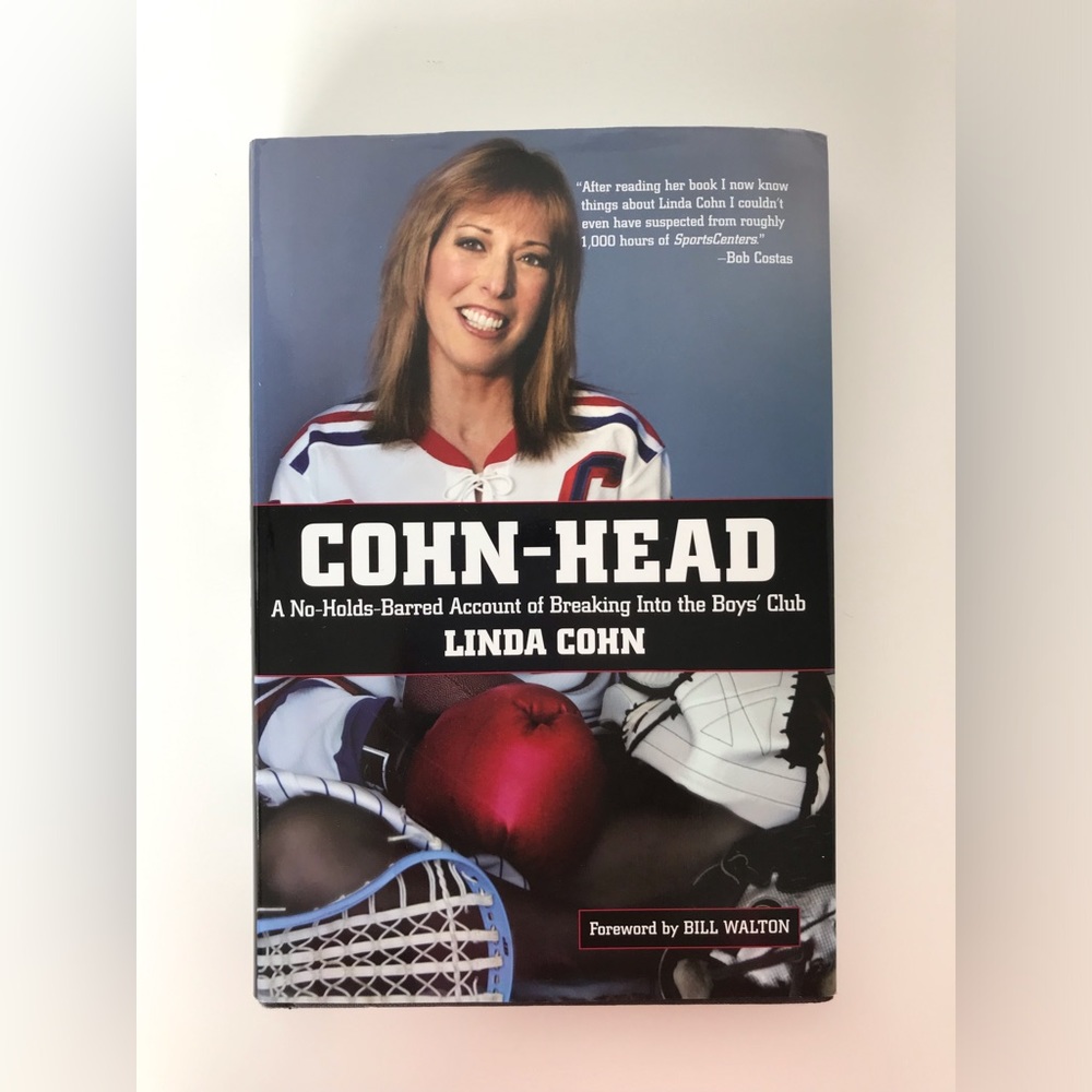 Personal collection: COHN-HEAD, Linda Cohn's biography with signature